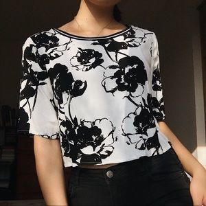 classy b&w top
